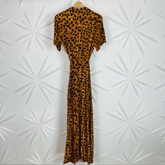 Anthro Porridge Vianne Maxi Shirtdress 6 Petite - Picture 12 of 13